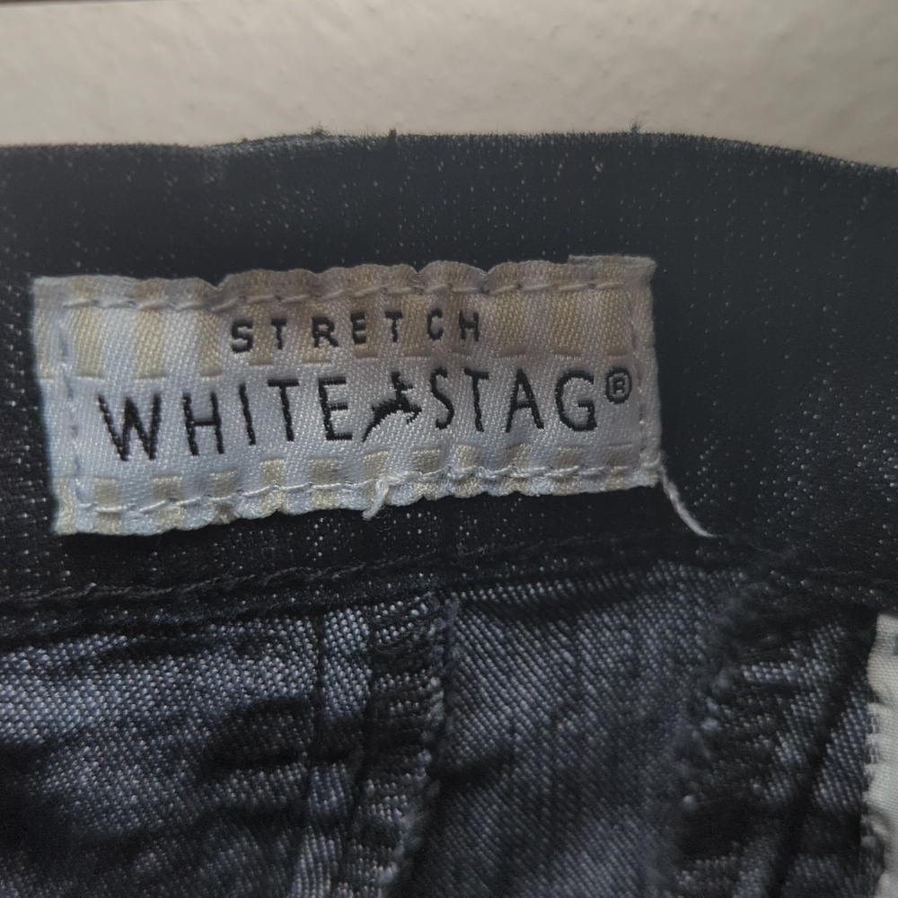 White Stag Denim Capris Dark Wash with Stretch Women's Size 10 - Picture 3 of 5